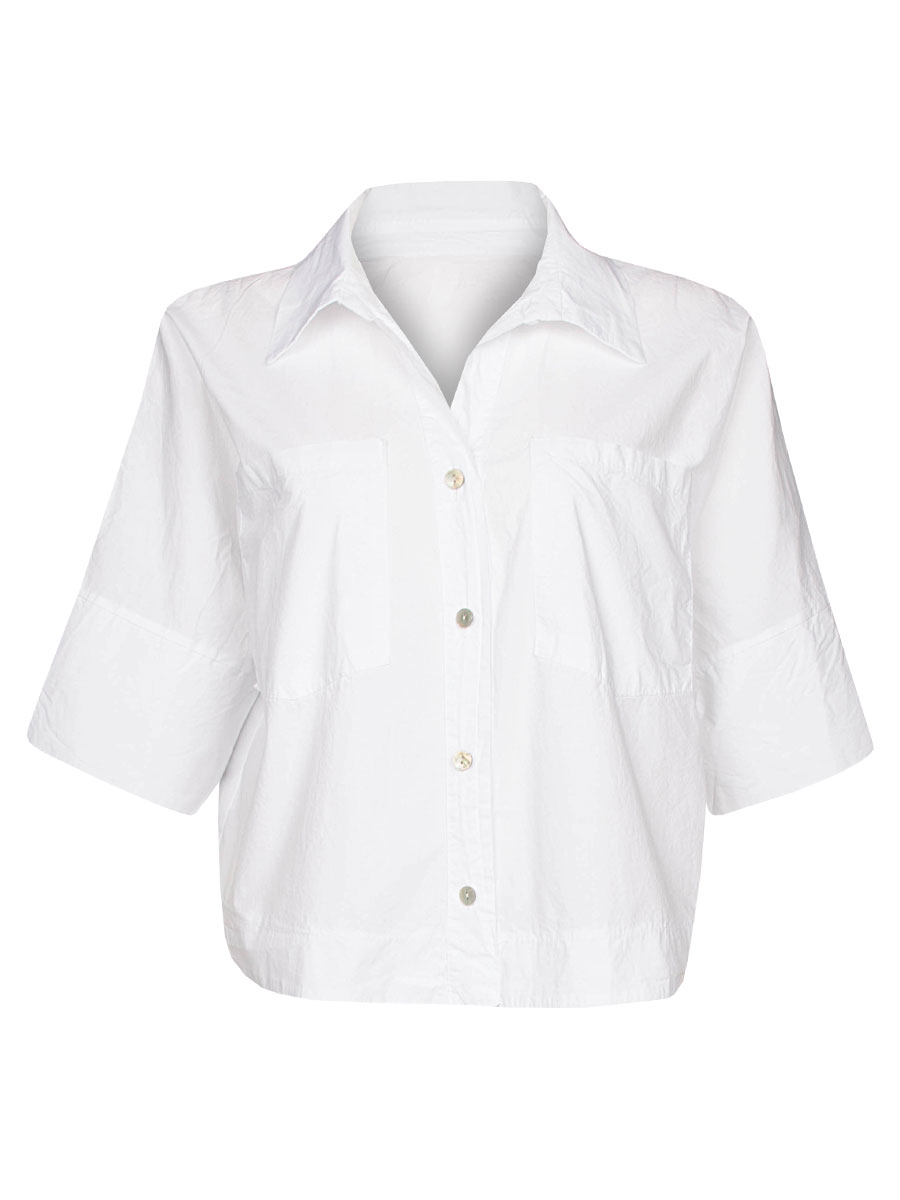 Blouse Katoen Wit