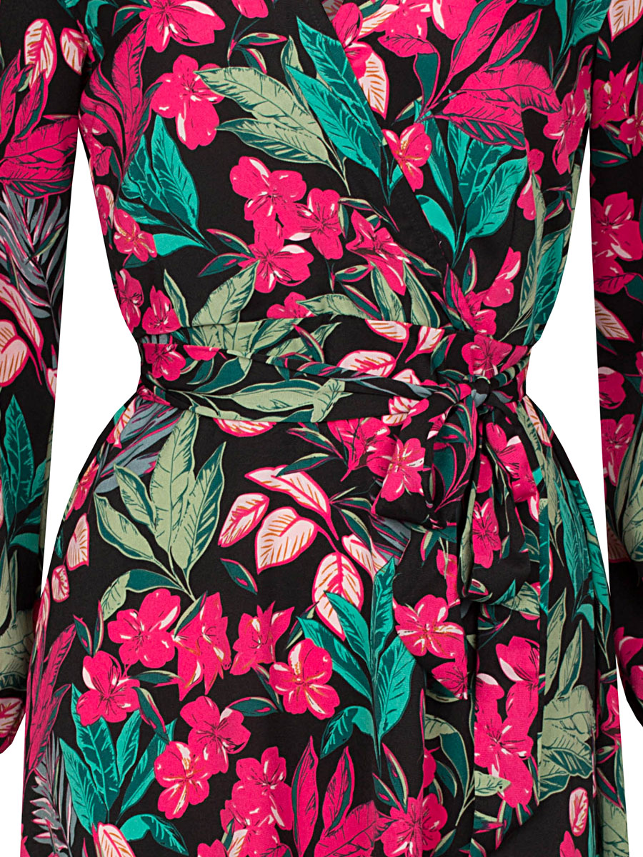 Jurk Antoinette Roze detail