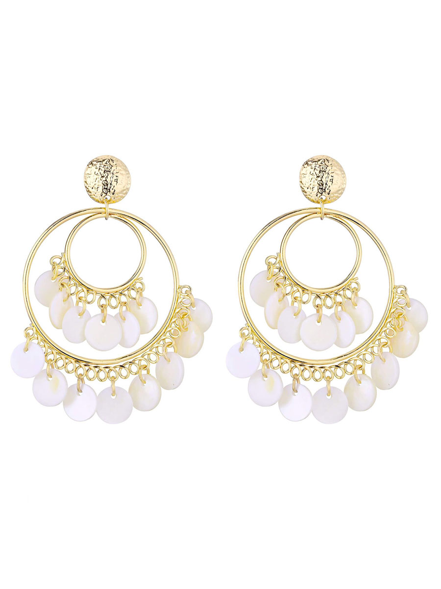 Oorbellen Bohemian Parelmoer