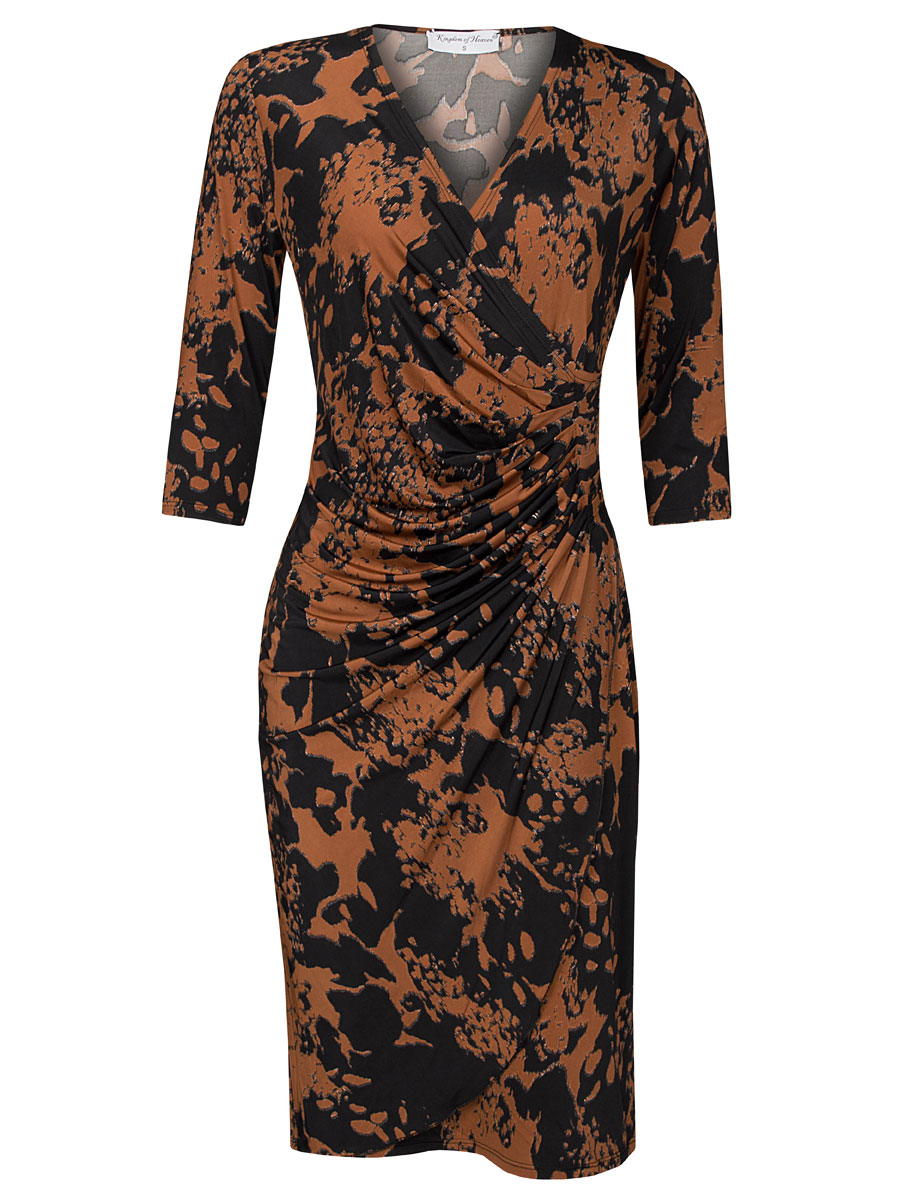 Jurk Olivia Bruin Jurk Olivia Bruin