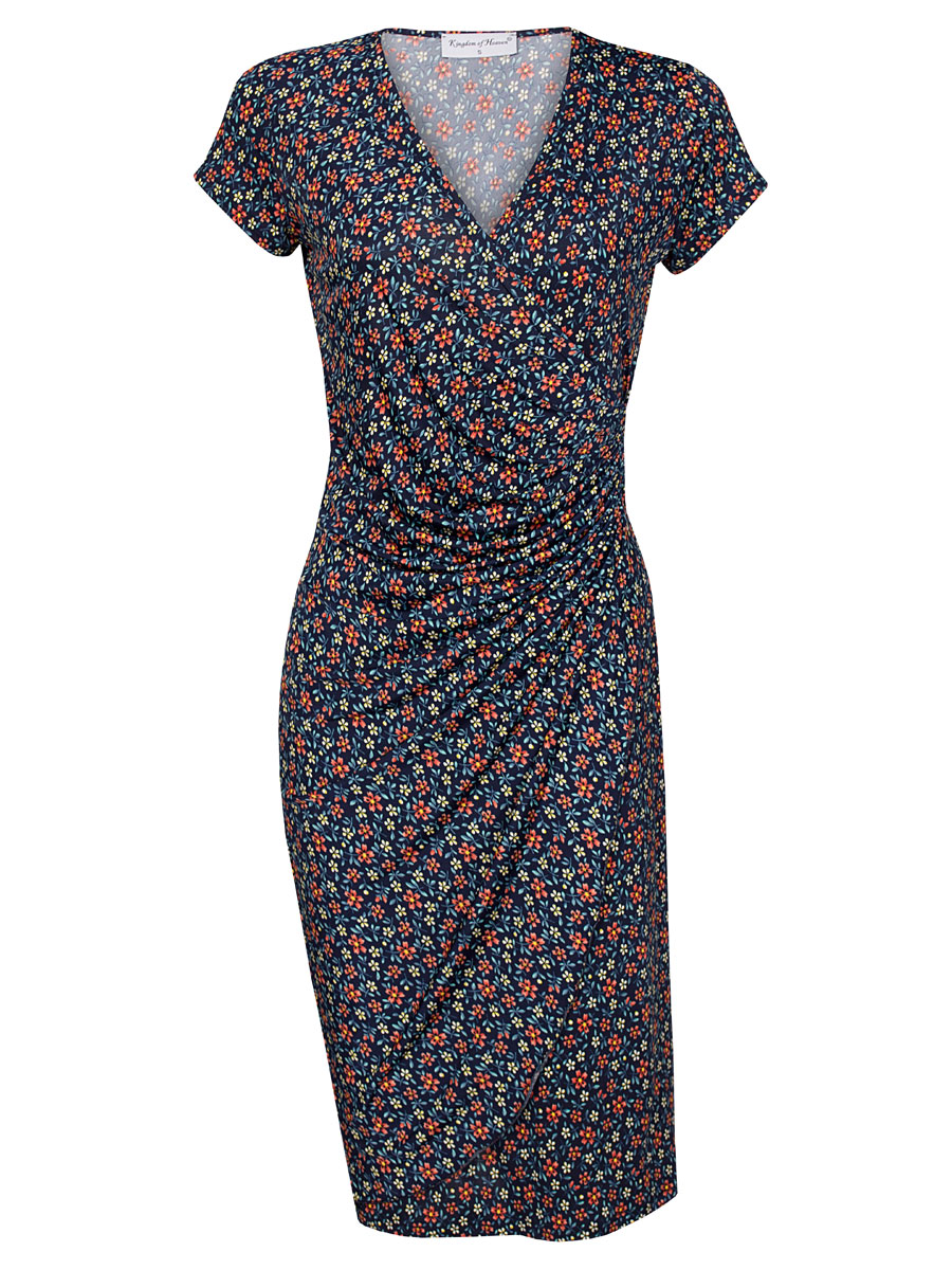 F011014150 Jurk Jazlynn Navy