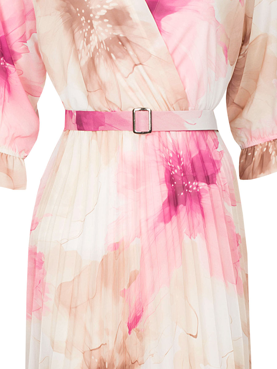 Jurk Diana Roze detail