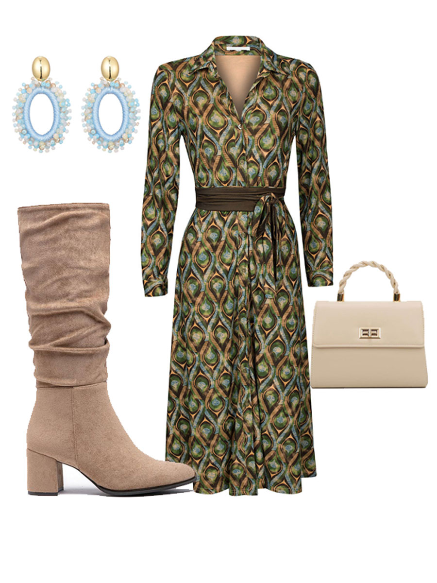 Jurk Lucia Groen Shop the look