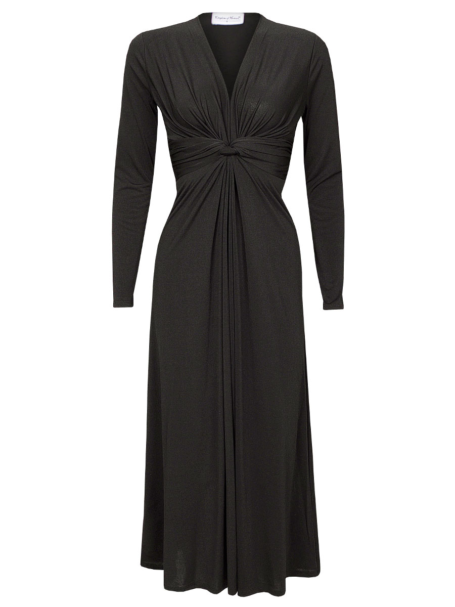 Jurk Elegant Zwart afbeelding