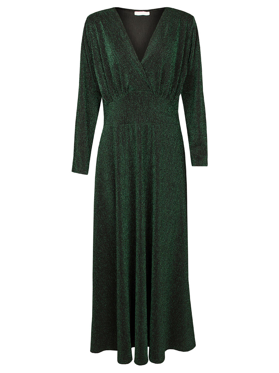 Maxi Jurk Glitter Groen