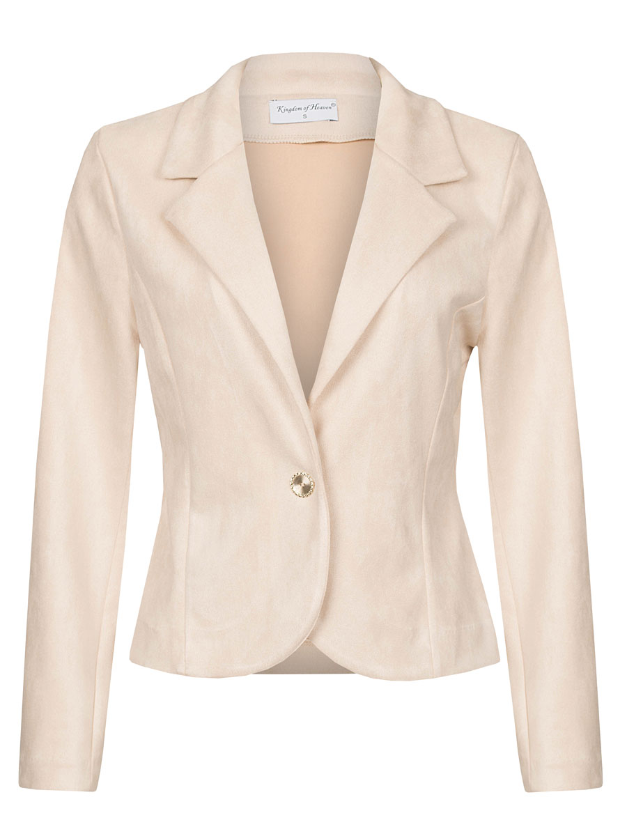 F01001090 Blazer Simone Lichtbeige