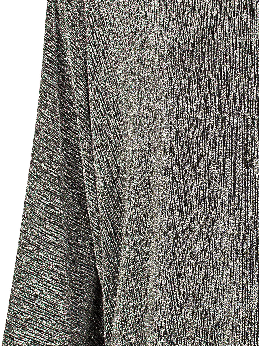 Top Glitter Zilver detail