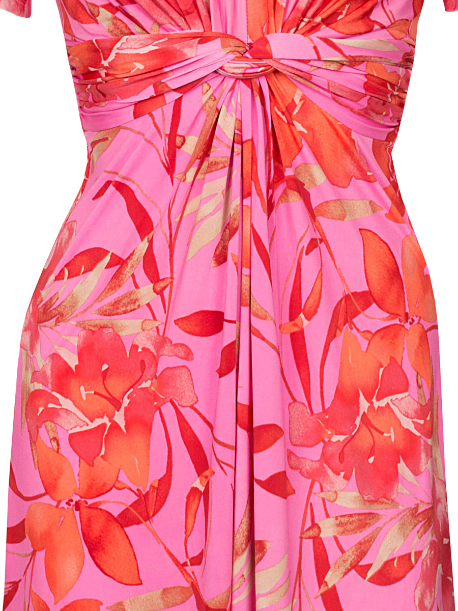 Jurk Liesbeth Roze detail