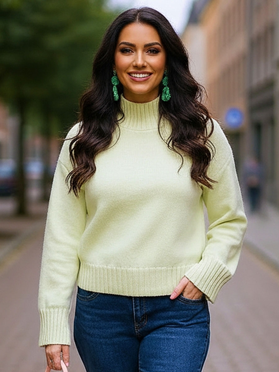 Trui Monique Pastel Groen