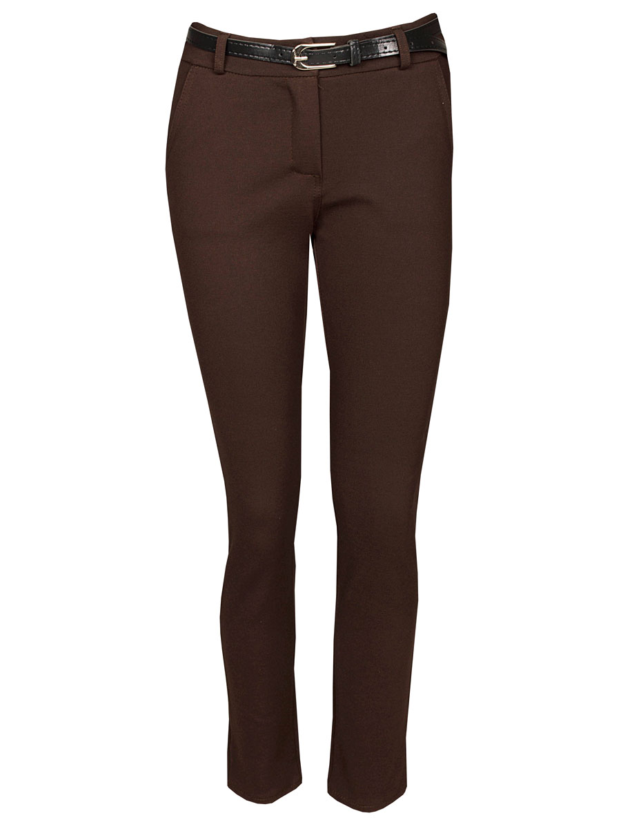 Pantalon Susan Stretch donker Bruin