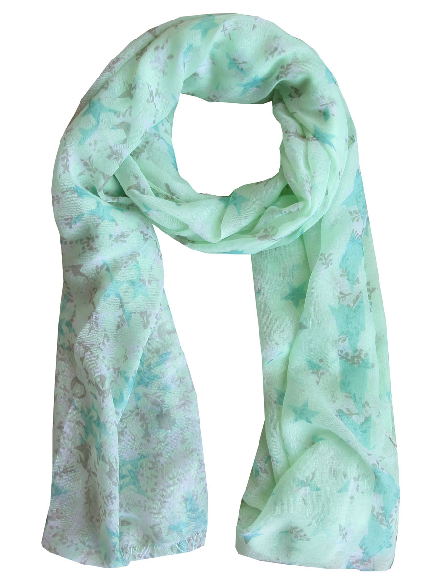 Sjaal Sterren Mint