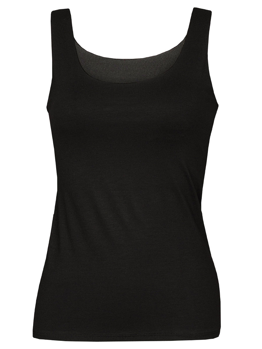 F9100090 Top Viscose Zwart