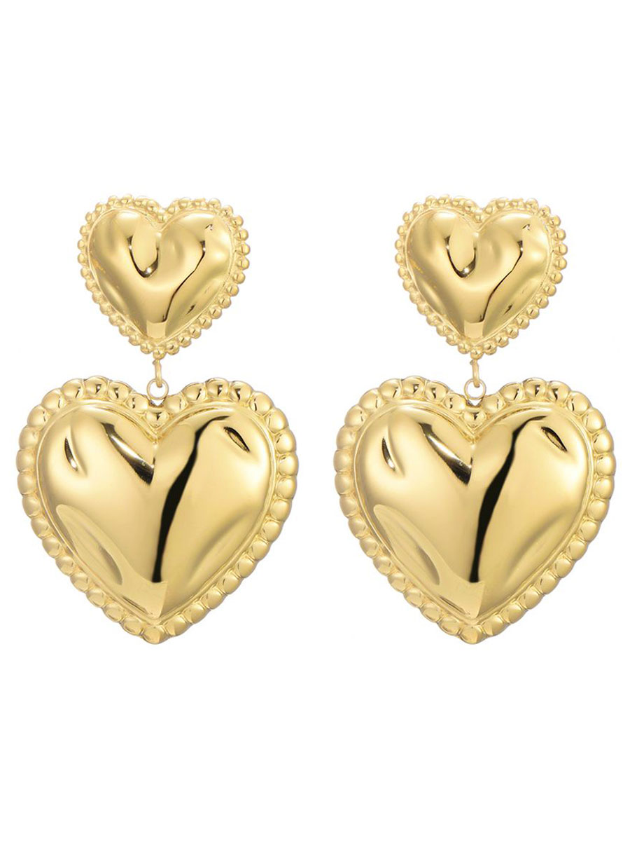 Oorbellen Hart of Gold