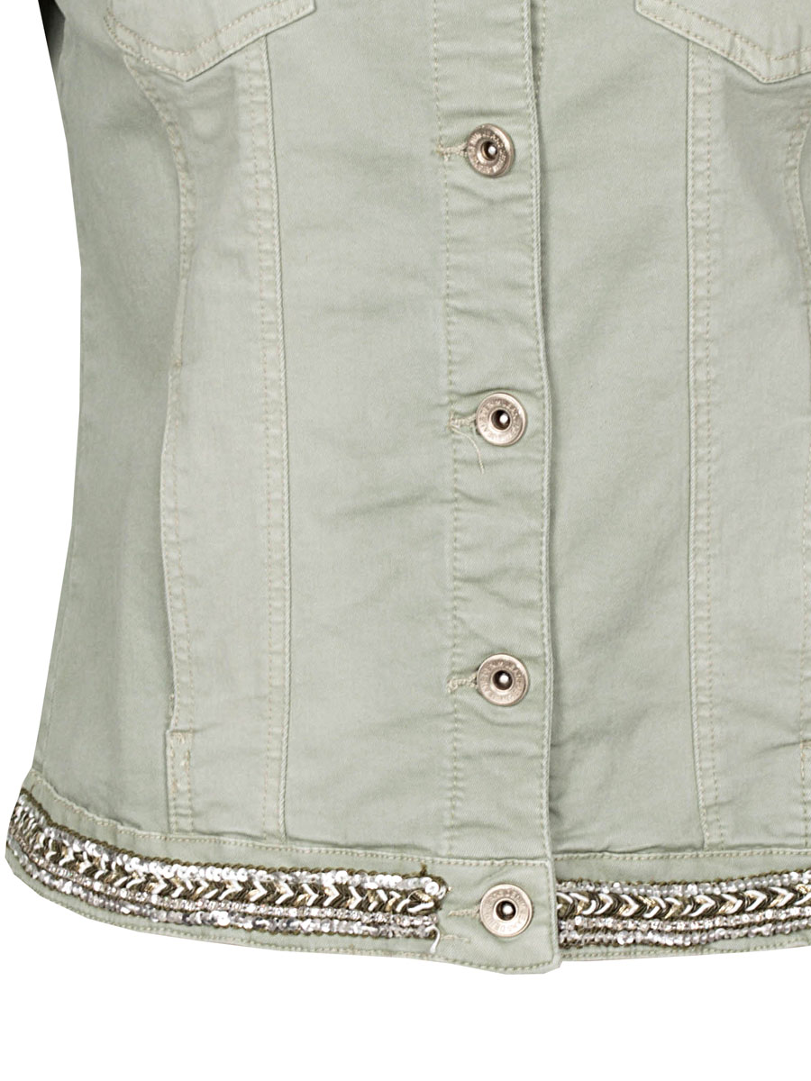 Jeans Jacket Elise Groen detail