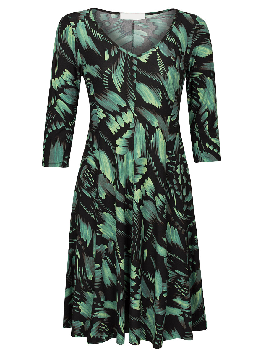 F6918500 Jurk Betty Groen