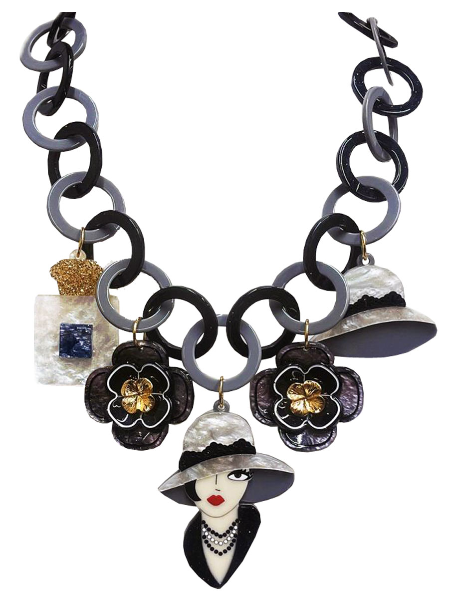 Halsketting Lady Zwart