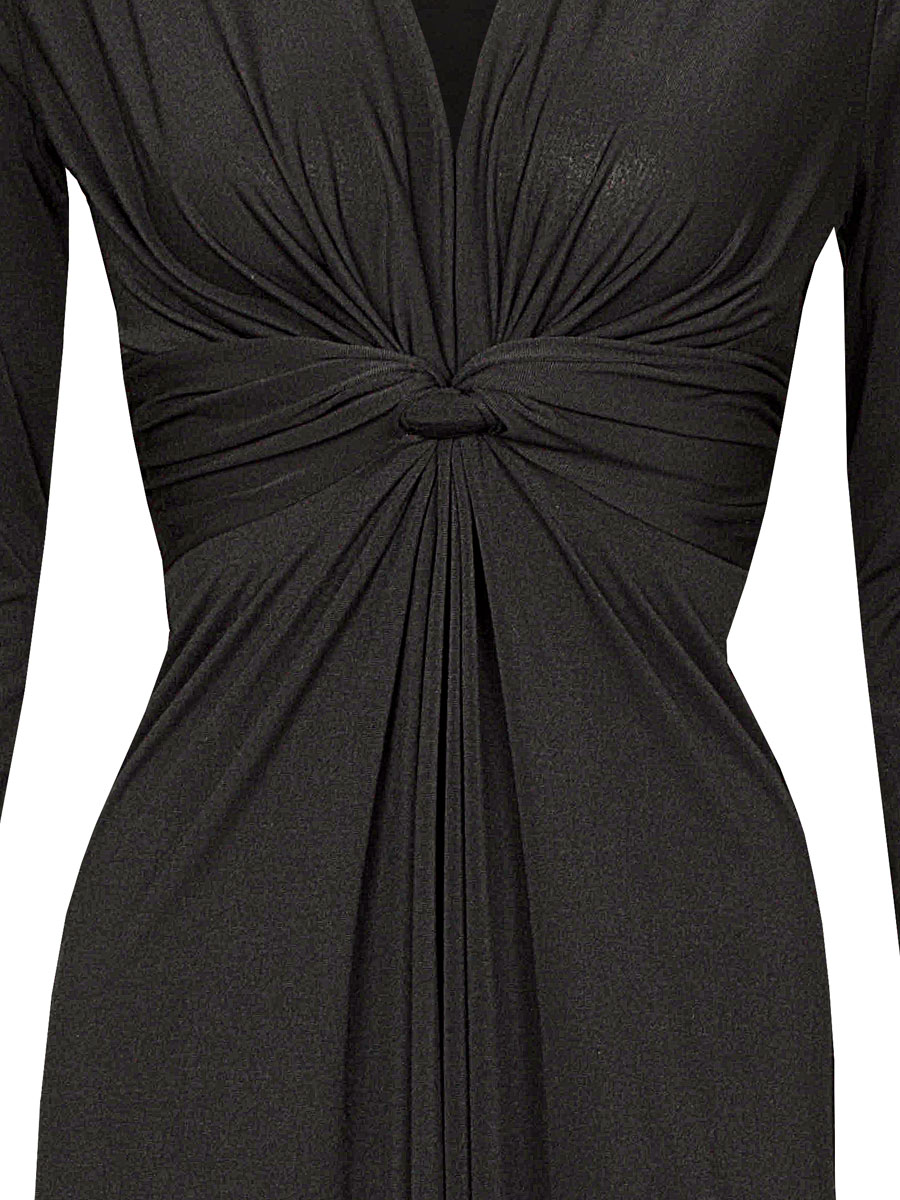 Jurk Elegant Zwart detail