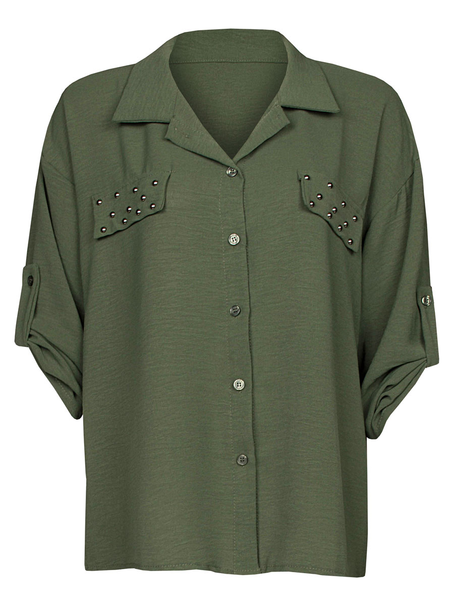 Blouse Studs Groen