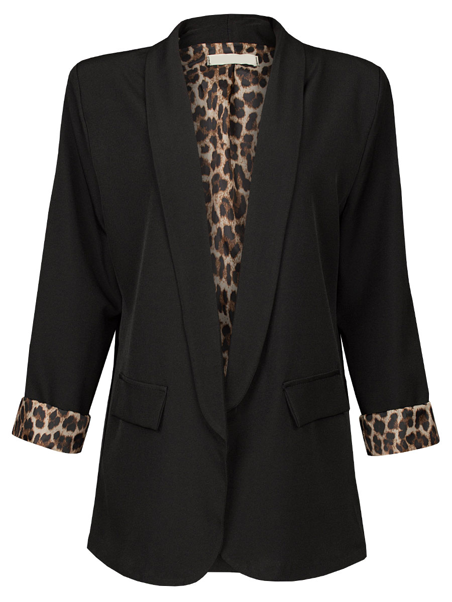 Blazer Openvallend Zwart