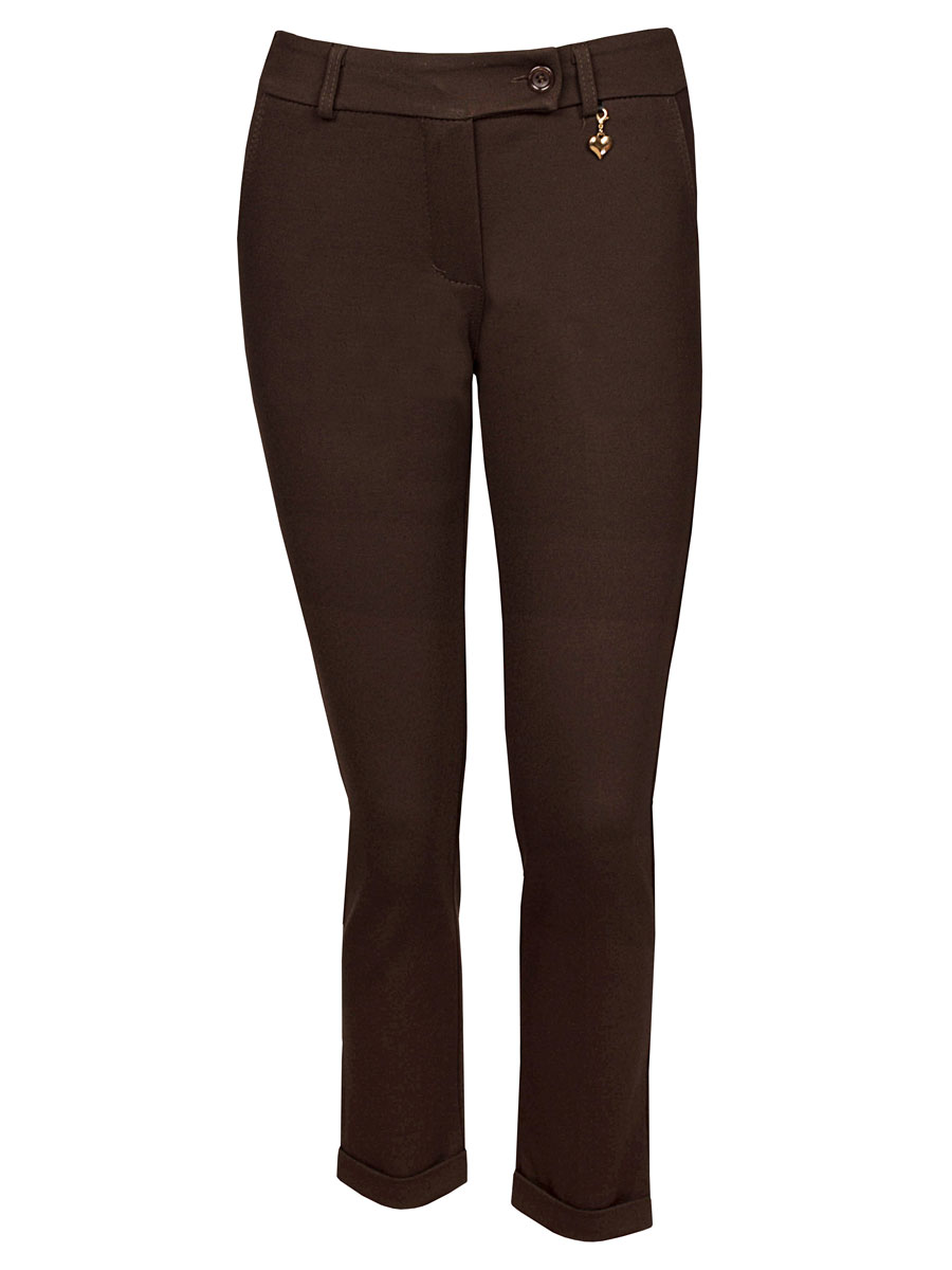 Pantalon Elise Stretch Donkerbruin