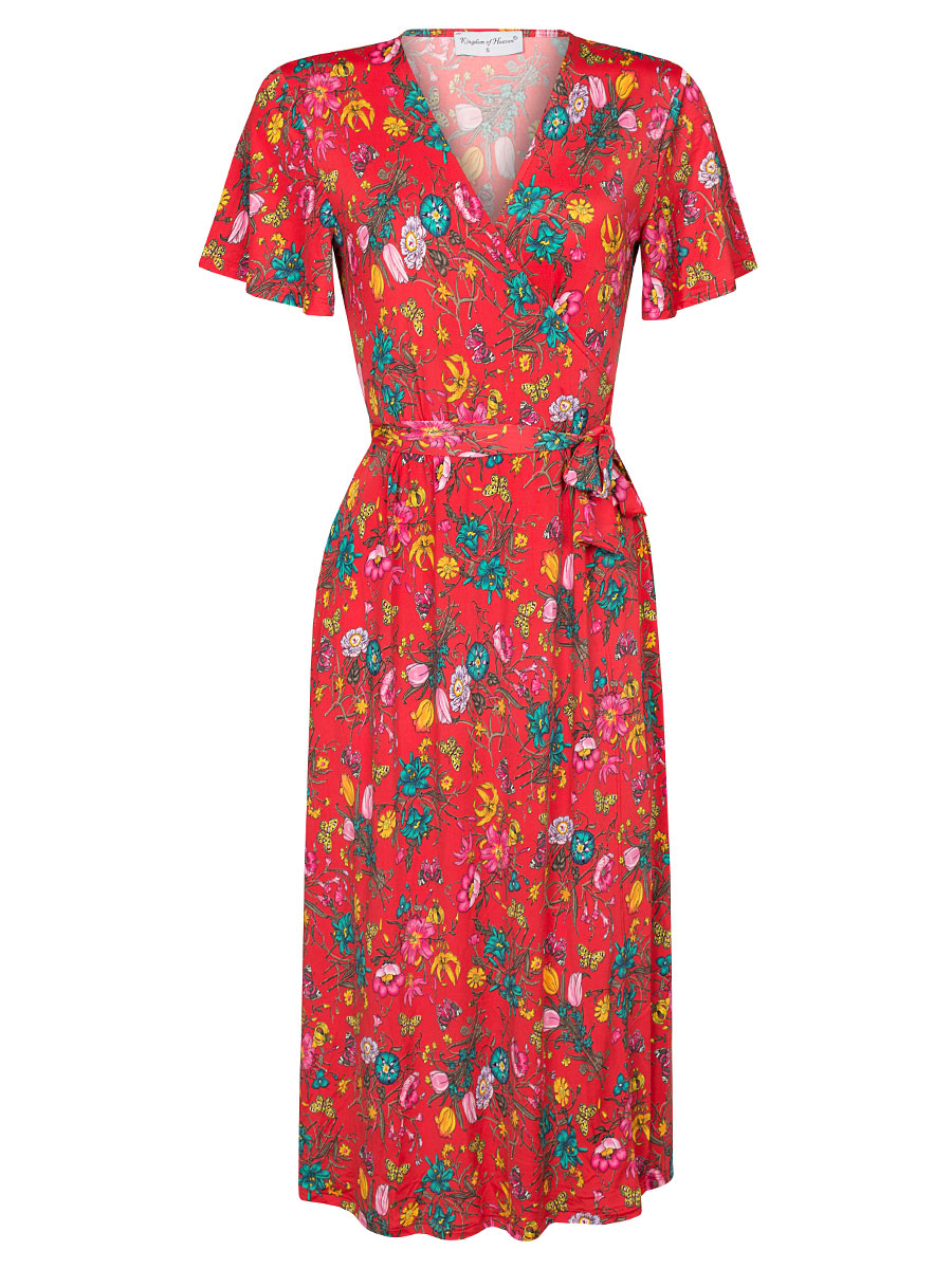 F01413510 Jurk Overslag Madelon