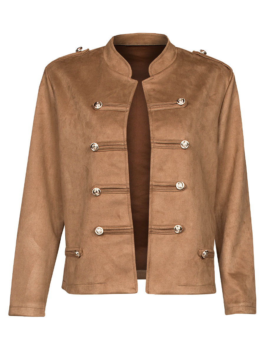 Blazer Sierknopen Bruin