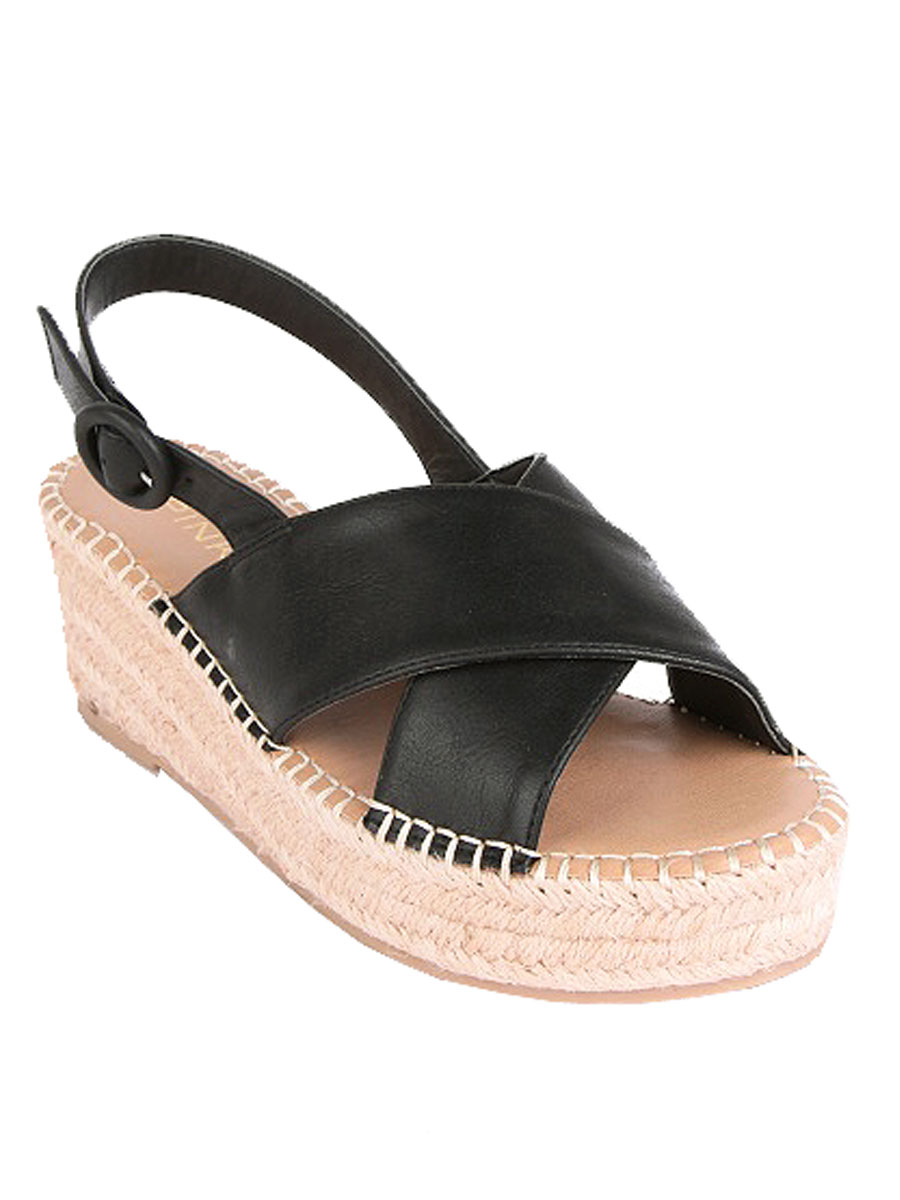 Sandalen Boho Zwart voorkant