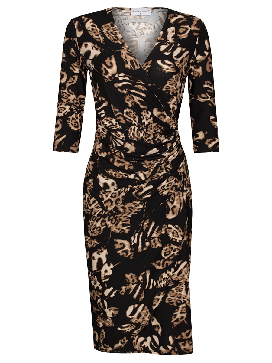 F011034390 Jurk Esperanza Zwart