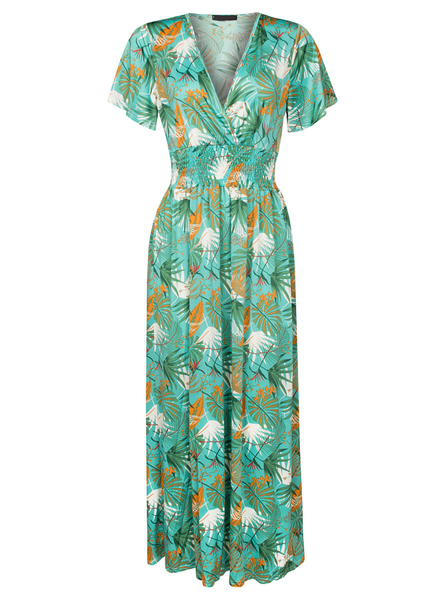 Maxi Jurk Norah Turquoise