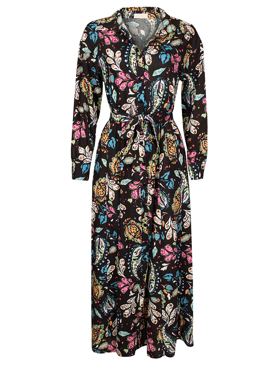 Maxi Blousejurk Gekleurd