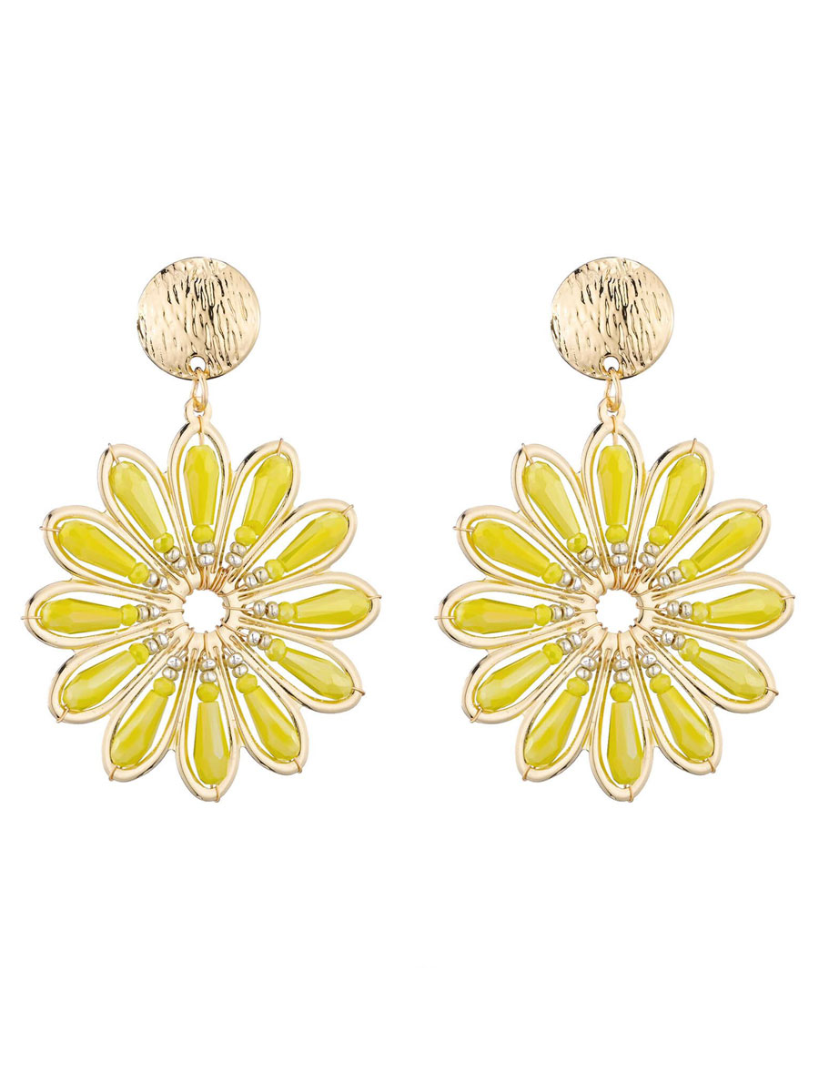 Oorbellen Sunflower Geel