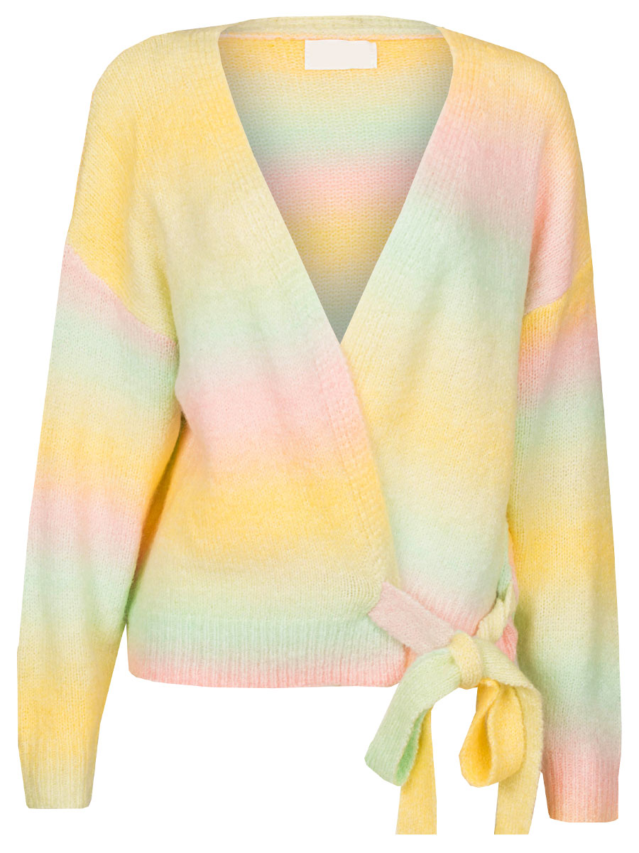 Vest Overslag Pastel Geel Vest Overslag Pastel Geel