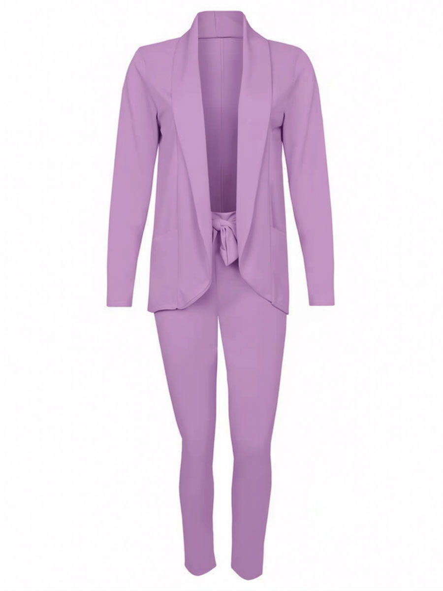 Blazer en Broek Lila