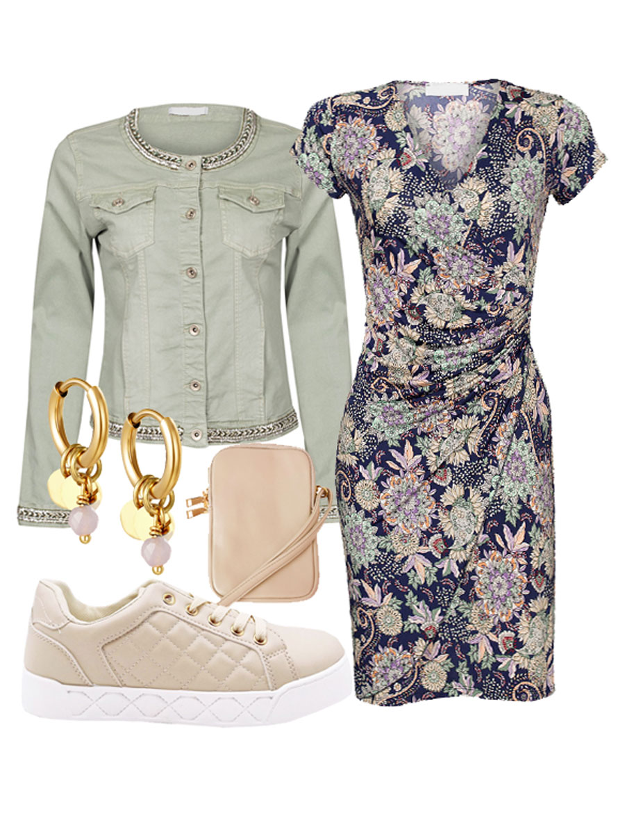 Jeans Jacket Elise Groen Shop the look