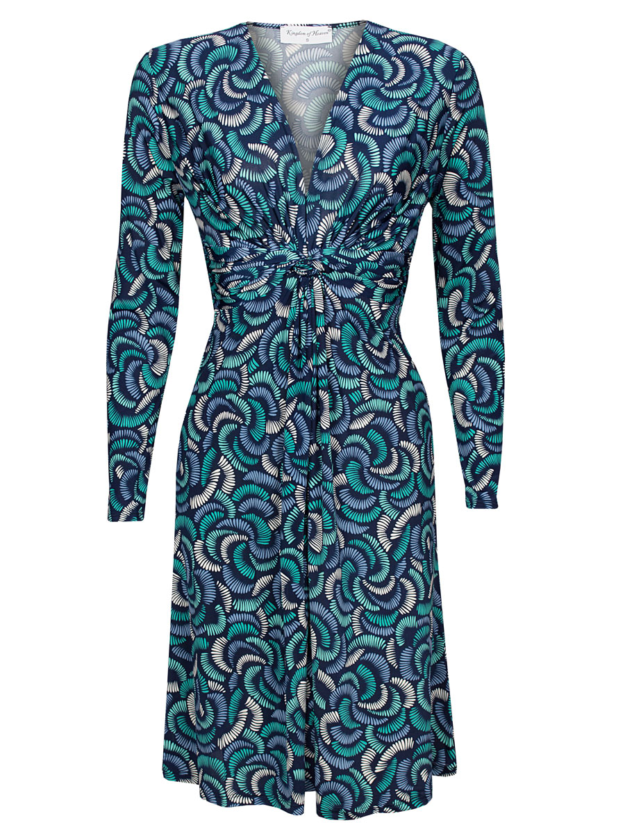 Jurk Nicole Blauw afbeelding