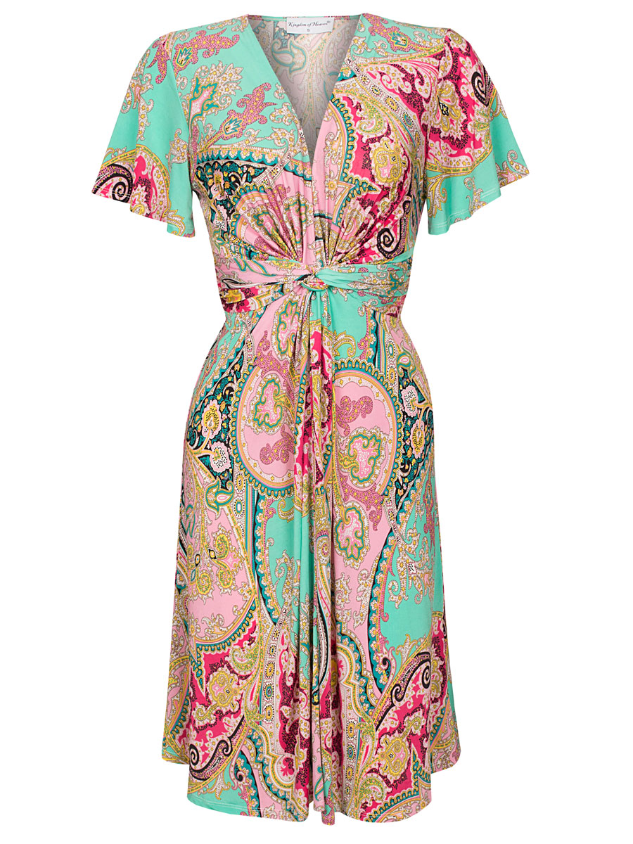 Jurk Kyra Roze Mint