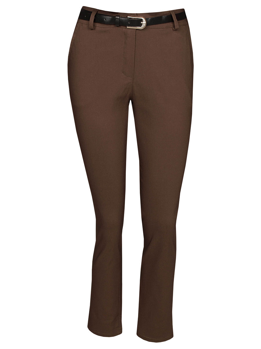 Broek Stretch Bruin Broek Stretch Bruin