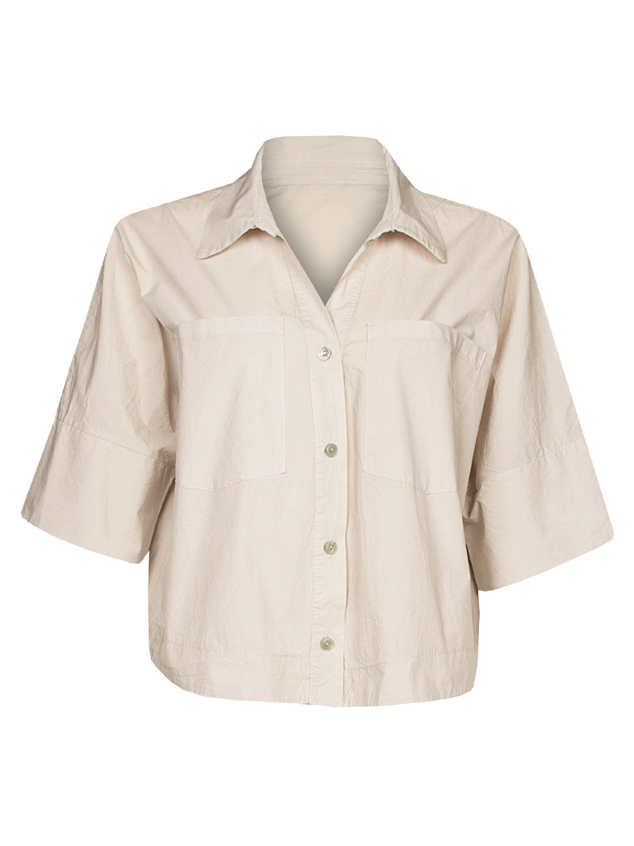 Blouse Katoen Beige