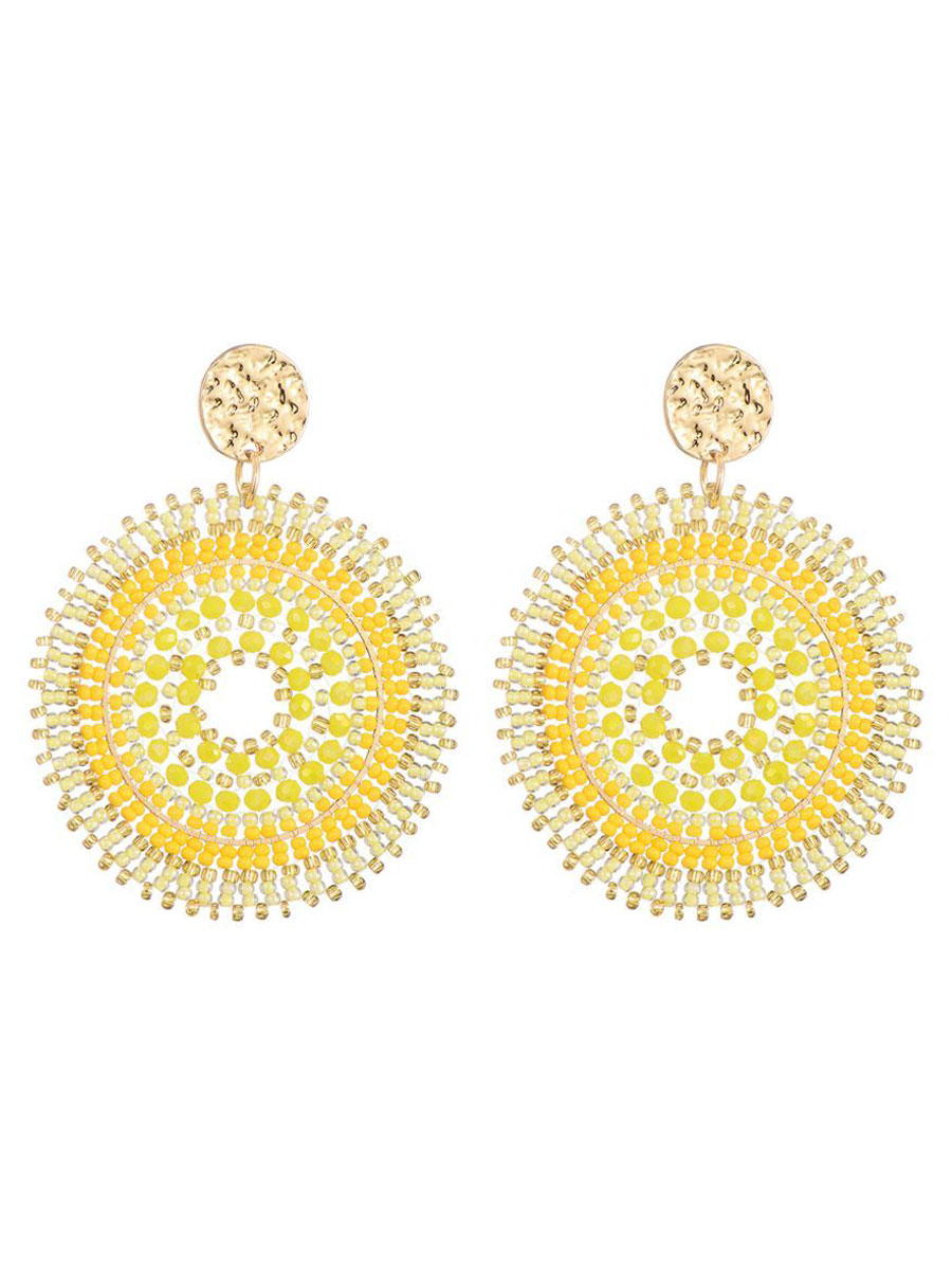 Oorbellen Sunshine Geel