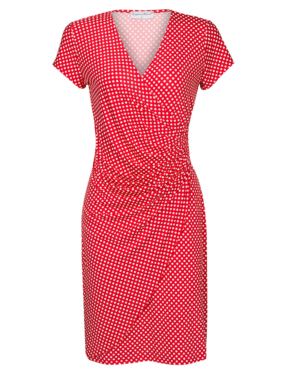 Jurk Stippen Rood - Main Image