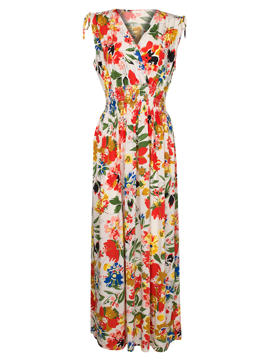 Maxi Jurk Nola Bloemen Multi