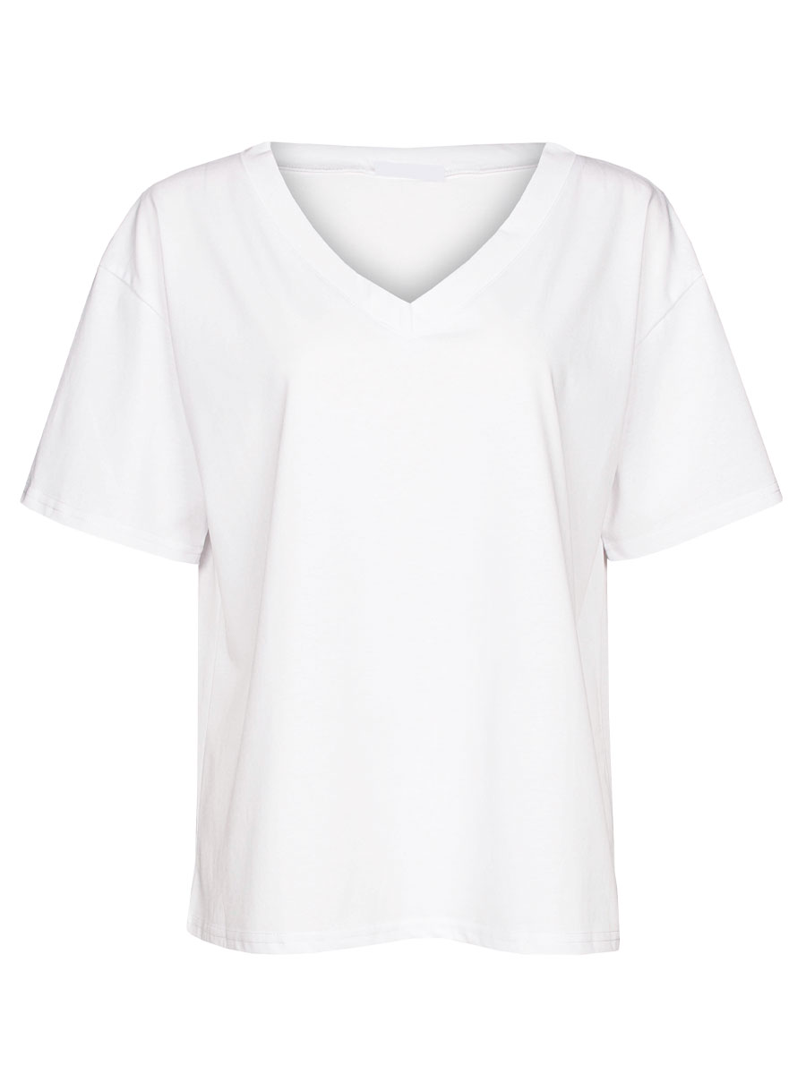Shirt Katoen Wit