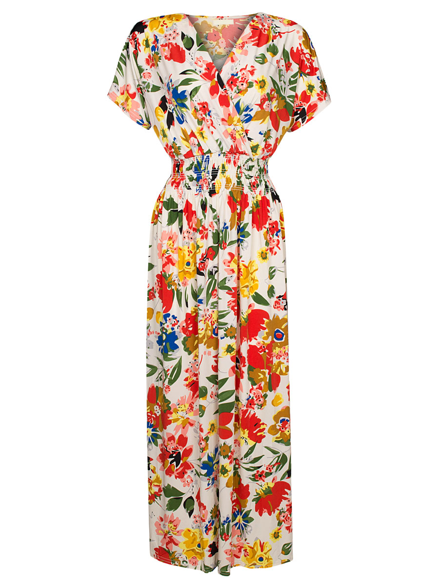 Maxi Jurk Norah Bloemen Multi