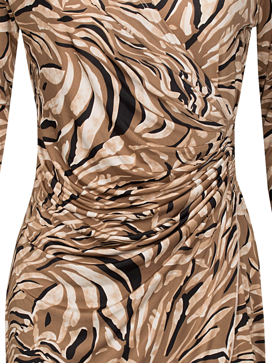 F0110346211 Jurk Feline Beige detail