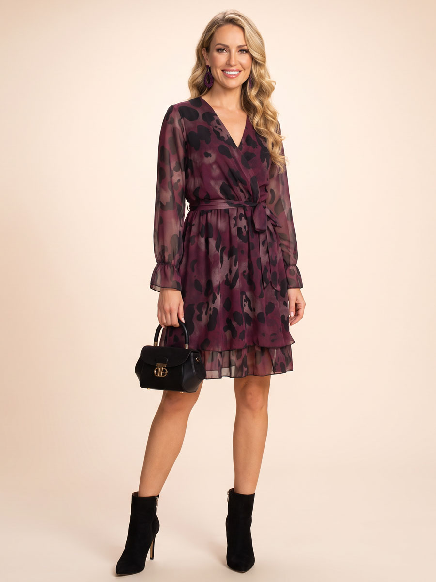 Jurk Lizzy Bordeaux