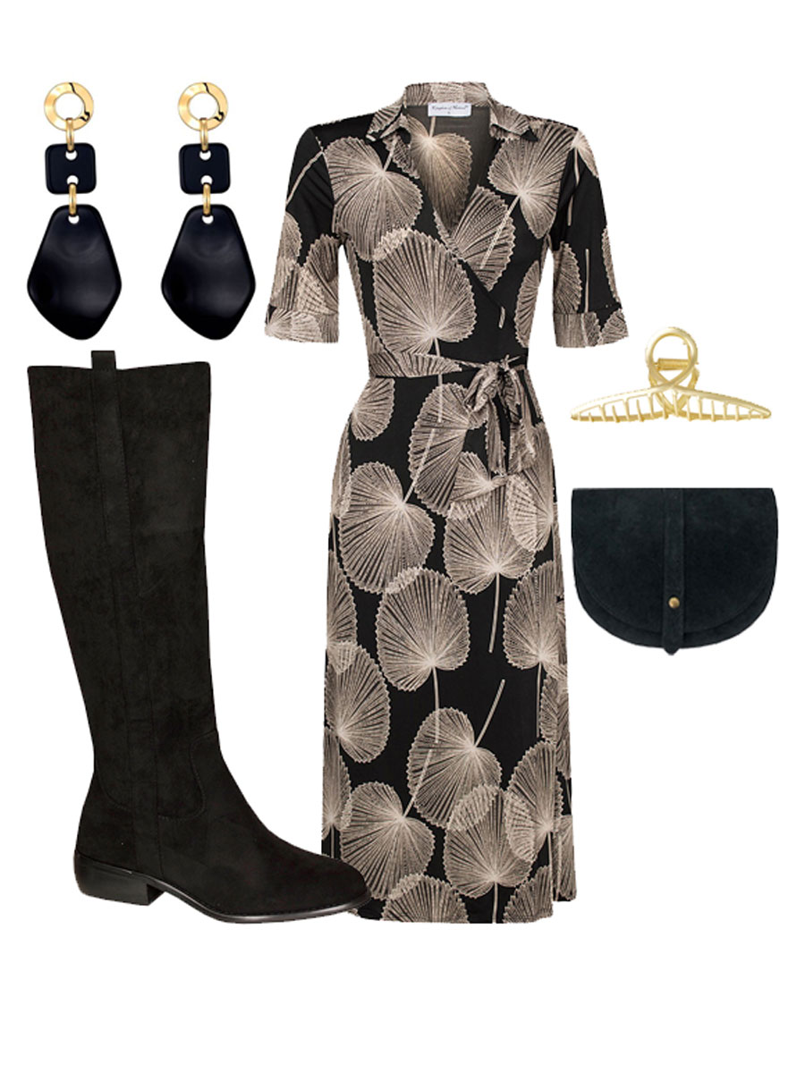 F01403422931gfpzMHw6Yq Jurk Overslag Jennifer Zwart Shop the look