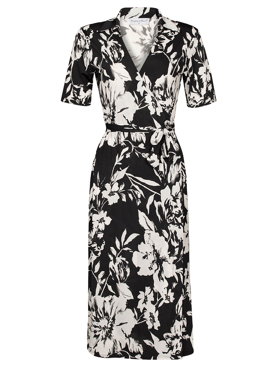 F01401420 Jurk Elvira Zwart