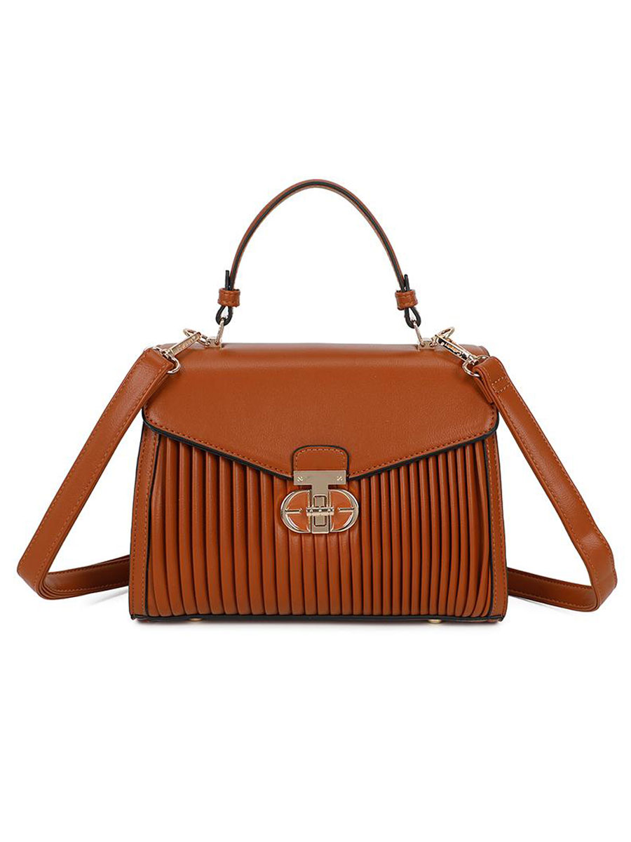 F2912810 Schoudertas Felicia Bruin