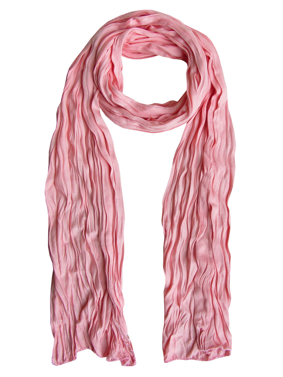 Sjaal Wrinkled Lichtroze