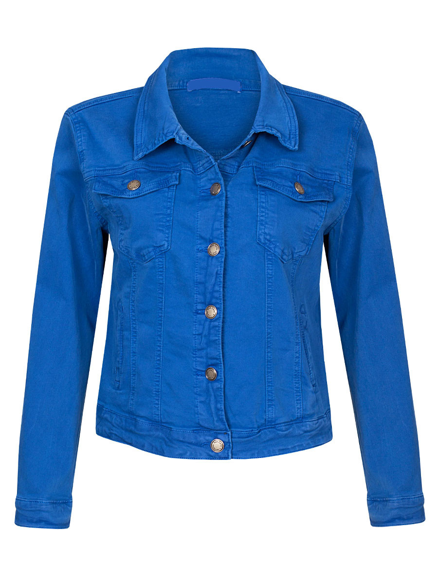 Jeans Jacket Kobalt Blauw